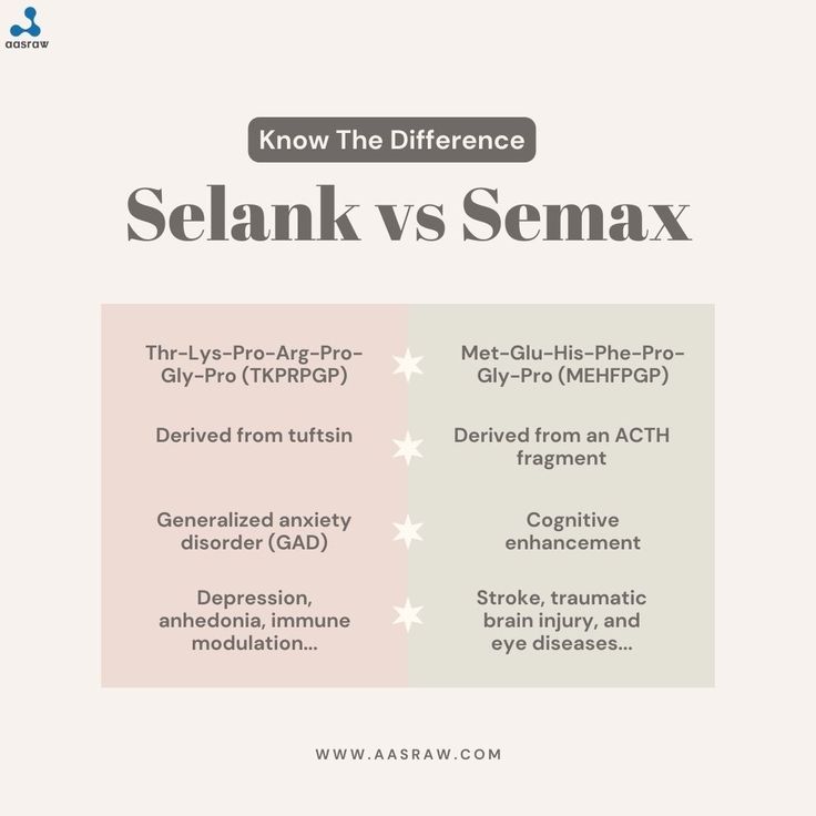 Semax vs Selank peptide guide
