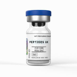 CJC-1295 With DAC UK long-acting GHRH research peptide vial by Lavish Peptides