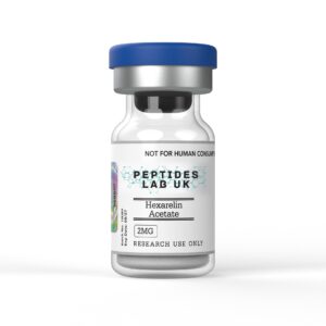 Premium Hexarelin UK peptide vial by Lavish Peptides
