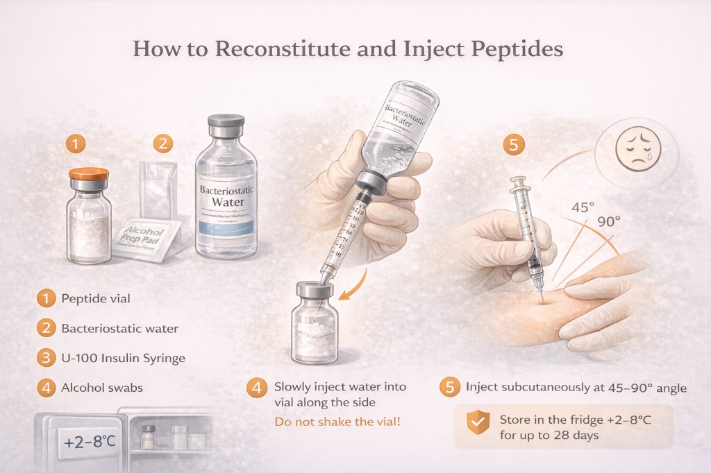 How to Mix Peptides with Bacteriostatic Water