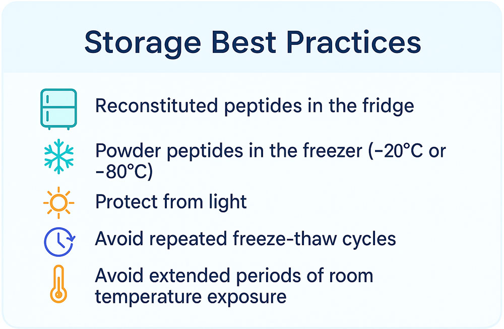 Peptide Storage Temperature Guidelines
