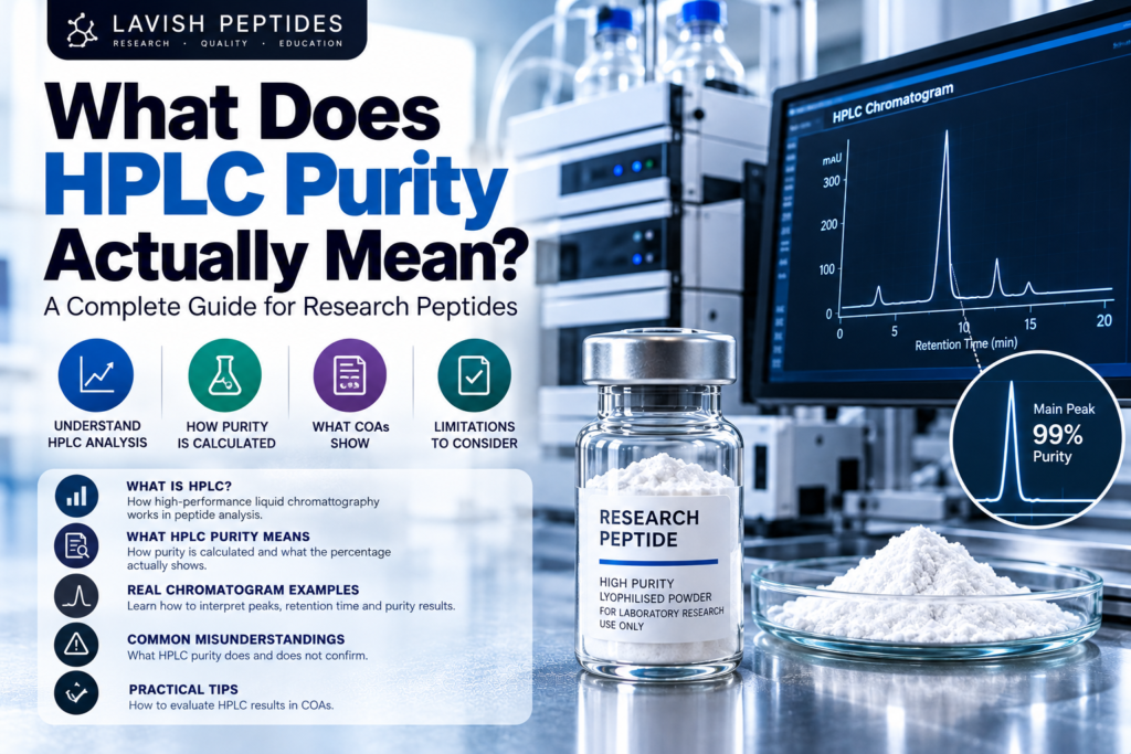 what does HPLC purity mean
