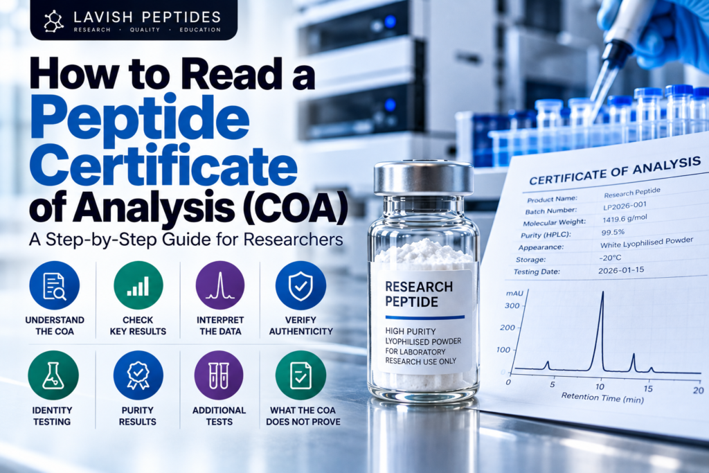 how to read a peptide certificate of analysis